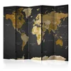 artgeist Paravan World Map Ii, 5-Delni, Dvostranski