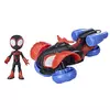 HASBRO Hasbro, Figurica Disney Junior Spidey Miles-Morales s kabrioletom 2 v 1 Techno-Racer, Modro / Rde?e, (21552548)