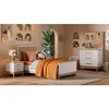Hanah Home Etto Mm1.44.24.U1 krevet za decu, za dušek 120 × 200 cm, drvo i beli hrast