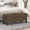 Klupa smeđa 100x30x30 cm od tkanine
