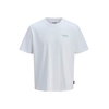 JACK & JONES Majica JJEArchive modra / bela