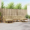 Set vanjskih sofa 6 kom. Bijela i bež