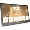 AOC Monitor 16T3EA 15, 6, IPS, 1920x1080, 60Hz, 4ms GtG, USB C, prenosni, Crni