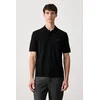 Calvin Klein pletena polo majica moška z viskozo