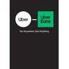 Uber Ride and Eats Gift Card 1000 JPY Key GLOBAL
