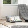 Polica za časopise s policom Siva Sonoma 65 x 53 x 28,5 cm