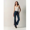 KOROSHI Kavbojke kremna/moder denim/rdeča/bela