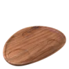 Pladenj Trikotnik Agat 35 x 25 cm z vdolbino - FLOW Wooden - 593700