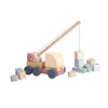 CUBIKA Pastel 15917 Avtodvigalo z magnetom - lesena sestavljanka 14 delov