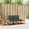 Set vanjskih sofa 2 kom. Prirodna
