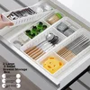 Daisy Set organizatora za fioku, 4 komada, Beli