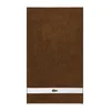 Srednje velika bombažna brisača Lacoste LCASUAL Pecan 70 x 140 cm