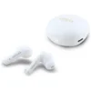 Bluetooth slusalice AirPhones Guess Flat Classic Logo Electroplated bela