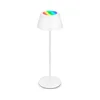 Brilo - LED RGB punjiva dodirna stona lampa KIKI LED/2,6W/5V IP44 2600 mAh bela