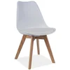 CASARREDO Jedilni stol CHRIS bela/bukev
