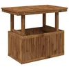 vidaXL Naravna 90 x 55 x 75/44,5 cm