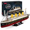 CubicFun 3D sestavljanka Cubic Fun Titanic LED 266 kosov (6944588205218)