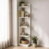 Hanah Home polica za knjige Aura, 37,8 cm, bela