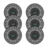 Bertoni Home Unisexs 6 Round Table Pads Set Look