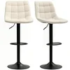 Homestar Set barskih stolov 2 kosa 47x53x96-117 cm bež