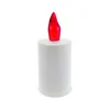 LED sveća LED/2xAA topla bela 10,8 cm bela/crvena