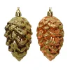 Dekordom dekoracija - hanging pinecone 9cm 028705 - gold - kmg ( 045630 )