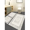 Lessentiel Maison Set prostirki za kupatilo Touch, 3 Komada, Bela