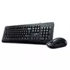 GENIUS KM-160 USB US crna tastatura+ USB crni miš