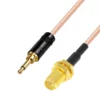 shumee Pigtail JACK 3.5 vtič/SMA-RP vtičnica RG316 20cm