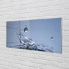 tulup.si Slika na steklu Kapljica vode close-up 120x60 cm 4 obešalnika