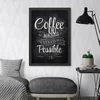 Wallity Uramljena slika Coffee 2, 35x45 cm
