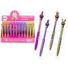 slomart Długopis LEAN TOYS Z Zającem, Srebrni, Modri Vložek 0.7mm