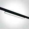 CRNA LINEARNA LED SVJETILJKA ZA FLAT MAGNETNE ŠINE 10W CCT 48V IP20
