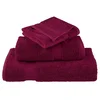 shumee Komplet brisač iz bombaža 6-delni bordo 600 gsm 100% bombaž