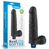 VIBRACIJSKI PENIS Lovetoy Real Softee Black 9