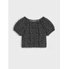 Sinsay - Bluza s cvjetnim uzorkom - crno