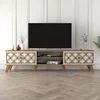 Hanah Home TV komoda Class, 180 cm, Krem-orah