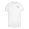 Mister Tee Majica Yokohama Race  neonsko lila / bela