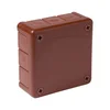 shumee 041-02 rjava škatla brez priključkov z breznavojnimi uvodnicami 12-vhodne dimenzije/zunanje dimenzije 98x98x42 mm IP55 ViPlast 7243