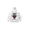 Kleidermafia Majica Oversize Strength Mode Hoodie - White bela