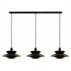 Rea Light Artemis S -3 HN8452S-3-B/G Visilica, E27, 3x60W, O30cm, Crno-zlatna