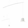 Redo 01-1497 - LED Lestenec na vrvici LOLLI LED/6W/230V bela