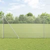 Zavareno žičano ograđivanje s bodljama 10 x 1,5 m Srebrna Mreža