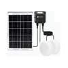 Aigostar - LED solarna svetiljka 2xLED/35W/12V 6000 mAh 6500K prečnik 16,8 cm