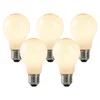 Set 5 LED žarnic z žarilno nitko v obliki plamena E27 opalno steklo 3W 250lm 2200K