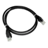 Patch kabel U/UTP kat 6 PVC 3,0 m črne barve ALANTEC
