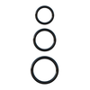 Silicone 3 Ring Stamina Set – Silikonski prsten za penis