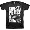 John Lennon Majica Give Peace A Chance Unisex Black XL