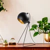 Opviq Stona lampa E14 Socket, Crno-Zlatna