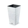 Prosperplast Saksija Furu square eco wood h265w, Bela